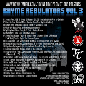 B. Dvine - Rhyme Regulators Vol 3 Cover back3
